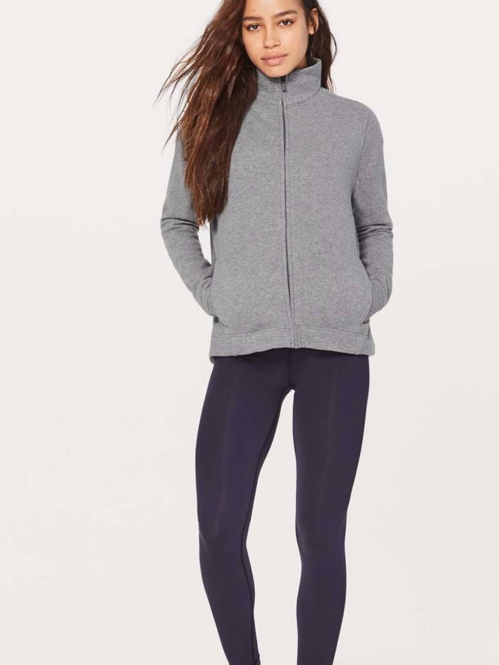 Lululemon Wind Down Jacket
Heathered Medium Grey